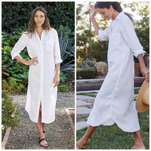 Frank & Eileen RORY White, Lived-in Linen Size XS​